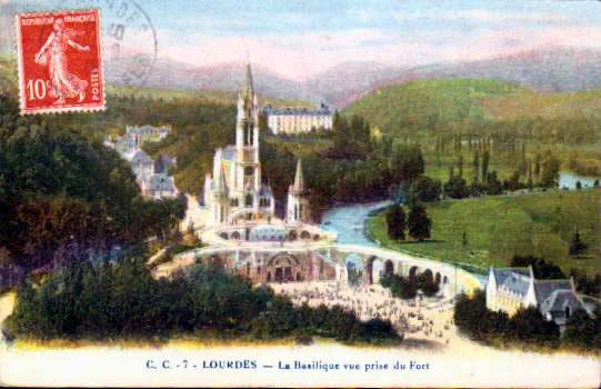 Cartes postales anciennes > CARTES POSTALES > carte postale ancienne > cartes-postales-ancienne.com Occitanie Hautes pyrenees Lourdes