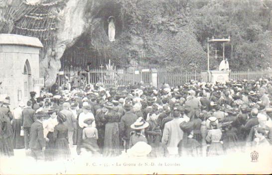 Cartes postales anciennes > CARTES POSTALES > carte postale ancienne > cartes-postales-ancienne.com Occitanie Hautes pyrenees Lourdes