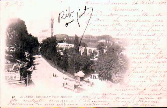 Cartes postales anciennes > CARTES POSTALES > carte postale ancienne > cartes-postales-ancienne.com Occitanie Hautes pyrenees Lourdes