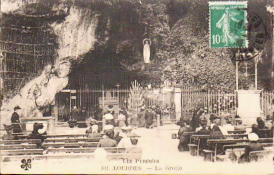 Cartes postales anciennes > CARTES POSTALES > carte postale ancienne > cartes-postales-ancienne.com Occitanie Hautes pyrenees Lourdes