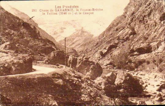 Cartes postales anciennes > CARTES POSTALES > carte postale ancienne > cartes-postales-ancienne.com Occitanie Hautes pyrenees Gavarnie