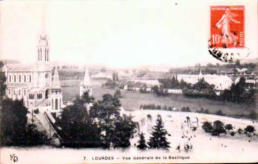 Cartes postales anciennes > CARTES POSTALES > carte postale ancienne > cartes-postales-ancienne.com Occitanie Hautes pyrenees Lourdes