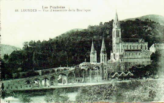 Cartes postales anciennes > CARTES POSTALES > carte postale ancienne > cartes-postales-ancienne.com Occitanie Hautes pyrenees Lourdes