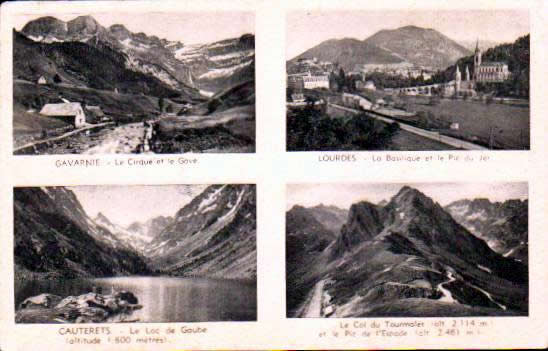 Cartes postales anciennes > CARTES POSTALES > carte postale ancienne > cartes-postales-ancienne.com Occitanie Hautes pyrenees Lourdes