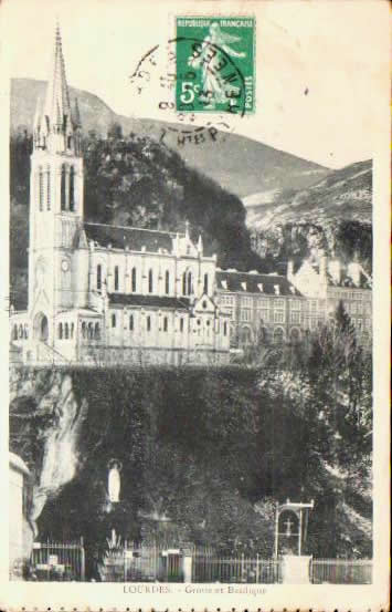 Cartes postales anciennes > CARTES POSTALES > carte postale ancienne > cartes-postales-ancienne.com Occitanie Hautes pyrenees Lourdes