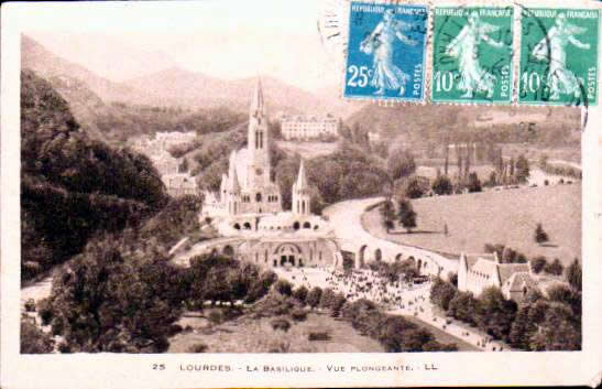 Cartes postales anciennes > CARTES POSTALES > carte postale ancienne > cartes-postales-ancienne.com Occitanie Hautes pyrenees Lourdes