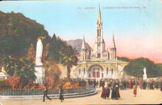 Cartes postales anciennes > CARTES POSTALES > carte postale ancienne > cartes-postales-ancienne.com Occitanie Hautes pyrenees Lourdes