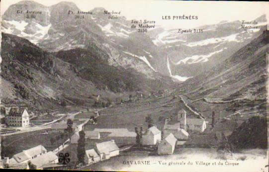 Cartes postales anciennes > CARTES POSTALES > carte postale ancienne > cartes-postales-ancienne.com Occitanie Hautes pyrenees Gavarnie