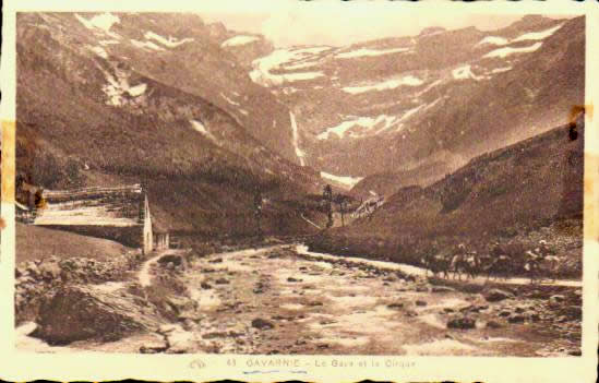 Cartes postales anciennes > CARTES POSTALES > carte postale ancienne > cartes-postales-ancienne.com Occitanie Hautes pyrenees Gavarnie