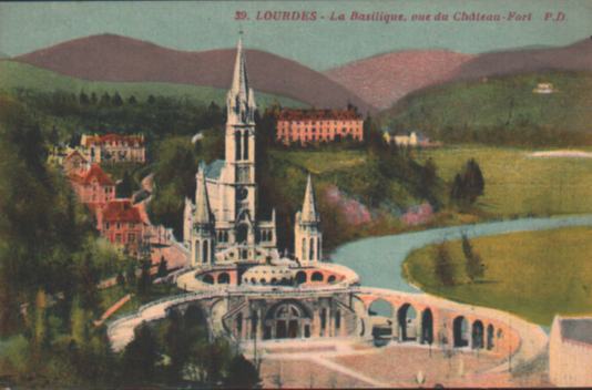 Cartes postales anciennes > CARTES POSTALES > carte postale ancienne > cartes-postales-ancienne.com Occitanie Hautes pyrenees Lourdes