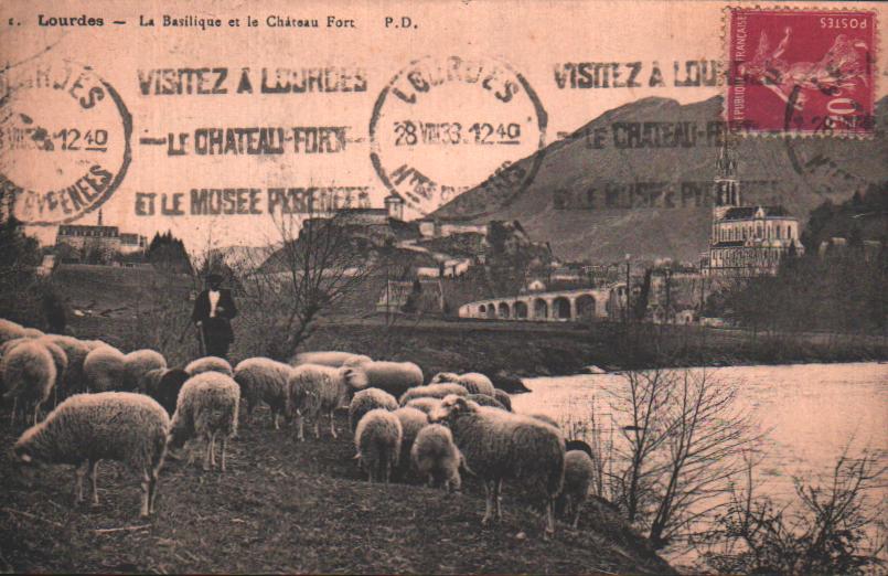 Cartes postales anciennes > CARTES POSTALES > carte postale ancienne > cartes-postales-ancienne.com Occitanie Hautes pyrenees Lourdes