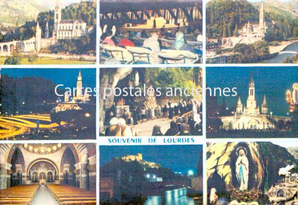 Cartes postales anciennes > CARTES POSTALES > carte postale ancienne > cartes-postales-ancienne.com Occitanie Lourdes