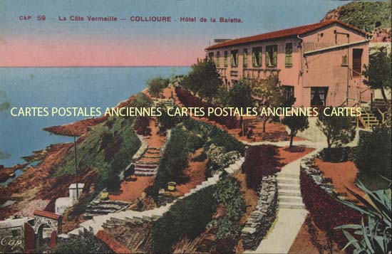 Cartes postales anciennes > CARTES POSTALES > carte postale ancienne > cartes-postales-ancienne.com Occitanie Pyrenees orientales Collioure