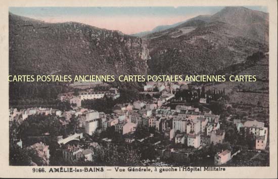 Cartes postales anciennes > CARTES POSTALES > carte postale ancienne > cartes-postales-ancienne.com Occitanie Pyrenees orientales Amelie Les Bains Palalda