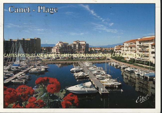 Cartes postales anciennes > CARTES POSTALES > carte postale ancienne > cartes-postales-ancienne.com Occitanie Pyrenees orientales Canet Plage