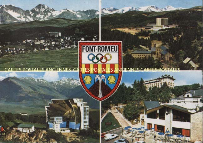 Cartes postales anciennes > CARTES POSTALES > carte postale ancienne > cartes-postales-ancienne.com Occitanie Pyrenees orientales Font Romeu Odeillo Via