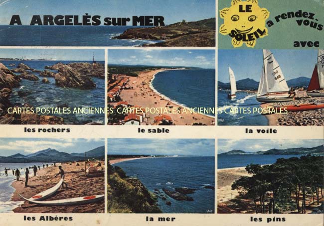 Cartes postales anciennes > CARTES POSTALES > carte postale ancienne > cartes-postales-ancienne.com Occitanie Pyrenees orientales Argeles Sur Mer