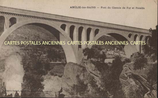 Cartes postales anciennes > CARTES POSTALES > carte postale ancienne > cartes-postales-ancienne.com Occitanie Pyrenees orientales Amelie Les Bains Palalda