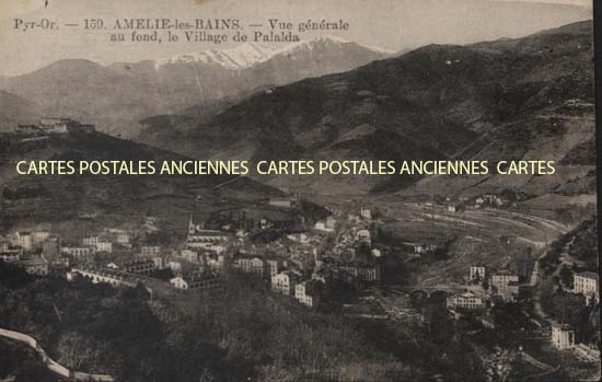 Cartes postales anciennes > CARTES POSTALES > carte postale ancienne > cartes-postales-ancienne.com Occitanie Pyrenees orientales Amelie Les Bains Palalda