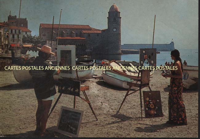 Cartes postales anciennes > CARTES POSTALES > carte postale ancienne > cartes-postales-ancienne.com Occitanie Pyrenees orientales Collioure