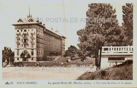 Cartes postales anciennes > CARTES POSTALES > carte postale ancienne > cartes-postales-ancienne.com Occitanie Pyrenees orientales Font Romeu Odeillo Via