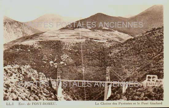 Cartes postales anciennes > CARTES POSTALES > carte postale ancienne > cartes-postales-ancienne.com Occitanie Pyrenees orientales Font Romeu Odeillo Via