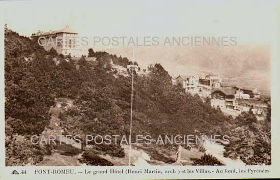 Cartes postales anciennes > CARTES POSTALES > carte postale ancienne > cartes-postales-ancienne.com Occitanie Pyrenees orientales Font Romeu Odeillo Via