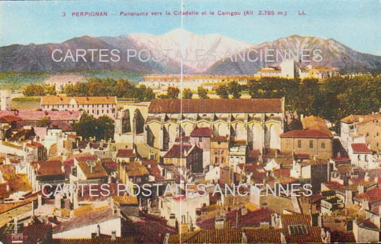 Cartes postales anciennes > CARTES POSTALES > carte postale ancienne > cartes-postales-ancienne.com Occitanie Pyrenees orientales Perpignan