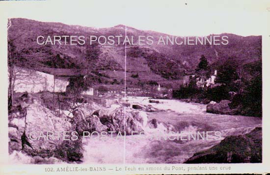 Cartes postales anciennes > CARTES POSTALES > carte postale ancienne > cartes-postales-ancienne.com Occitanie Pyrenees orientales Amelie Les Bains Palalda