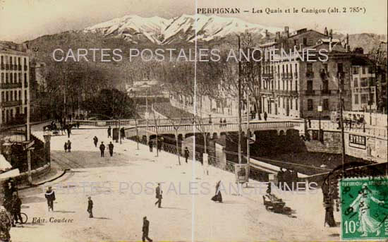 Cartes postales anciennes > CARTES POSTALES > carte postale ancienne > cartes-postales-ancienne.com Occitanie Pyrenees orientales Perpignan