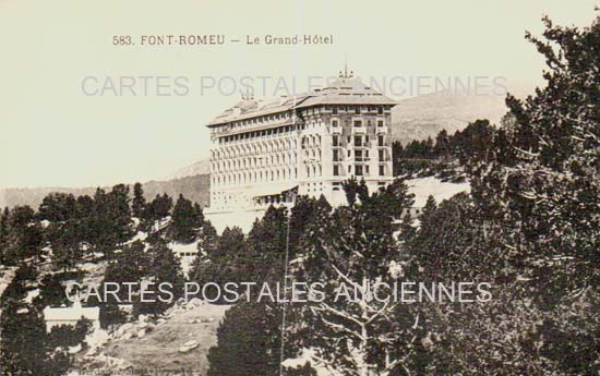 Cartes postales anciennes > CARTES POSTALES > carte postale ancienne > cartes-postales-ancienne.com Occitanie Pyrenees orientales Font Romeu Odeillo Via