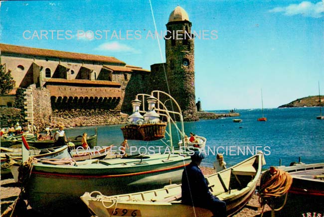 Cartes postales anciennes > CARTES POSTALES > carte postale ancienne > cartes-postales-ancienne.com Occitanie Pyrenees orientales Collioure