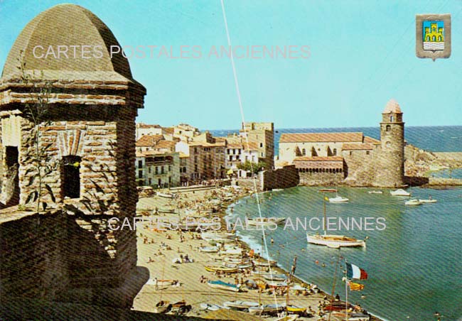 Cartes postales anciennes > CARTES POSTALES > carte postale ancienne > cartes-postales-ancienne.com Occitanie Pyrenees orientales Collioure