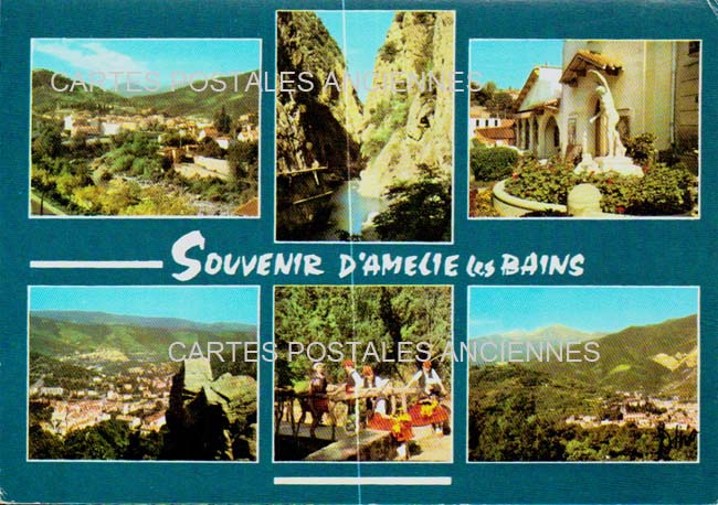 Cartes postales anciennes > CARTES POSTALES > carte postale ancienne > cartes-postales-ancienne.com Occitanie Pyrenees orientales Amelie Les Bains Palalda