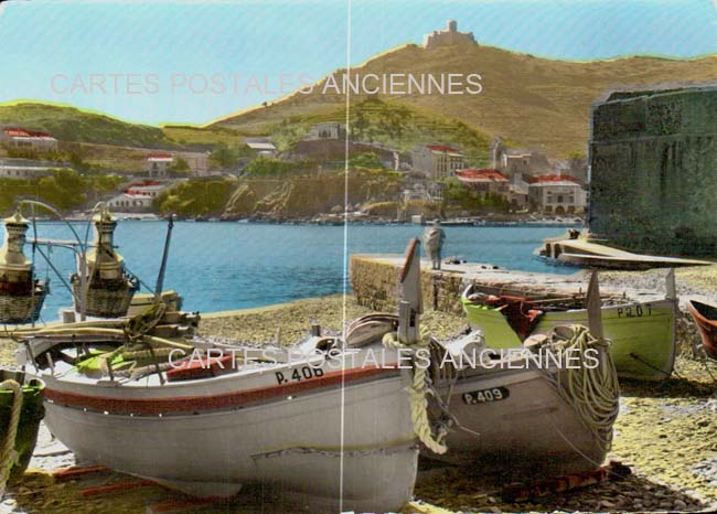 Cartes postales anciennes > CARTES POSTALES > carte postale ancienne > cartes-postales-ancienne.com Occitanie Pyrenees orientales Collioure