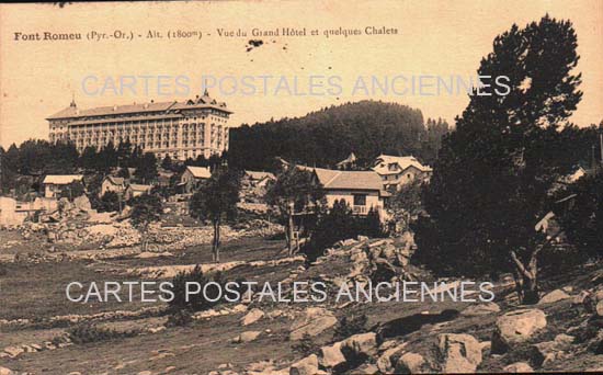 Cartes postales anciennes > CARTES POSTALES > carte postale ancienne > cartes-postales-ancienne.com Occitanie Pyrenees orientales Font Romeu Odeillo Via