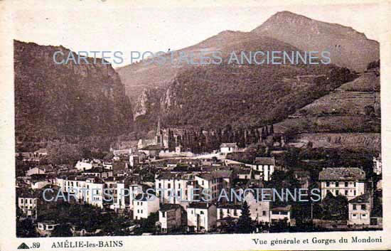 Cartes postales anciennes > CARTES POSTALES > carte postale ancienne > cartes-postales-ancienne.com Occitanie Pyrenees orientales Amelie Les Bains Palalda