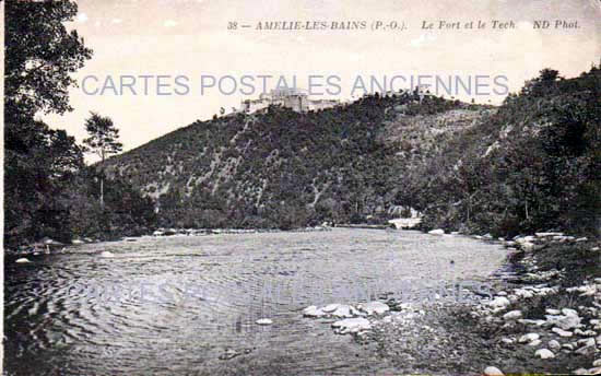 Cartes postales anciennes > CARTES POSTALES > carte postale ancienne > cartes-postales-ancienne.com Occitanie Pyrenees orientales Amelie Les Bains Palalda