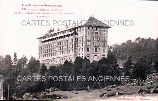 Cartes postales anciennes > CARTES POSTALES > carte postale ancienne > cartes-postales-ancienne.com Occitanie Pyrenees orientales Font Romeu Odeillo Via