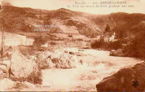 Cartes postales anciennes > CARTES POSTALES > carte postale ancienne > cartes-postales-ancienne.com Occitanie Pyrenees orientales Amelie Les Bains Palalda