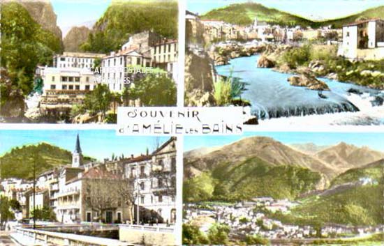 Cartes postales anciennes > CARTES POSTALES > carte postale ancienne > cartes-postales-ancienne.com Occitanie Pyrenees orientales Amelie Les Bains Palalda