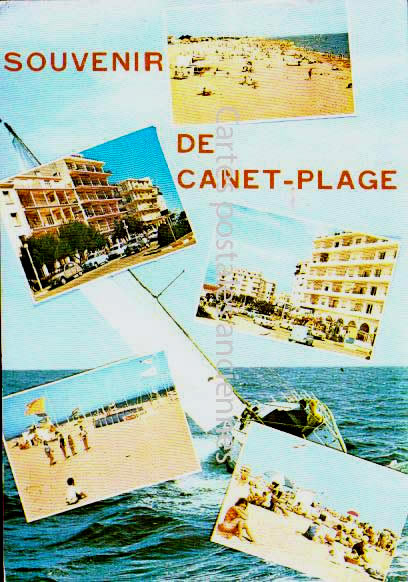 Cartes postales anciennes > CARTES POSTALES > carte postale ancienne > cartes-postales-ancienne.com Occitanie Canet Plage