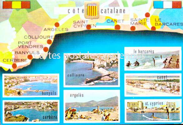 Cartes postales anciennes > CARTES POSTALES > carte postale ancienne > cartes-postales-ancienne.com Occitanie Canet Plage