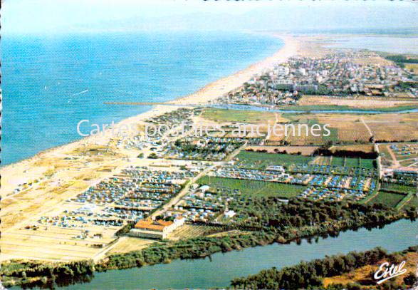 Cartes postales anciennes > CARTES POSTALES > carte postale ancienne > cartes-postales-ancienne.com Occitanie Canet Plage