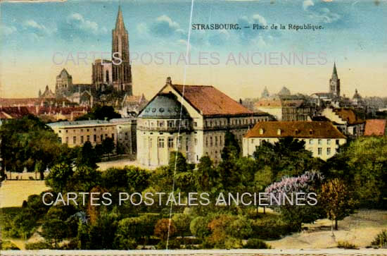 Cartes postales anciennes > CARTES POSTALES > carte postale ancienne > cartes-postales-ancienne.com Bas rhin 67 Strasbourg