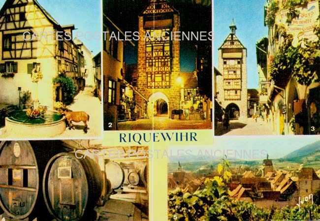 Cartes postales anciennes > CARTES POSTALES > carte postale ancienne > cartes-postales-ancienne.com Haut rhin 68 Riquewihr