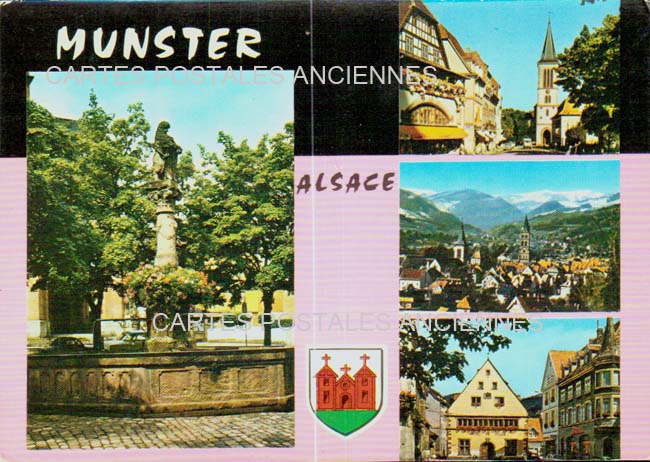 Cartes postales anciennes > CARTES POSTALES > carte postale ancienne > cartes-postales-ancienne.com Haut rhin 68 Munster