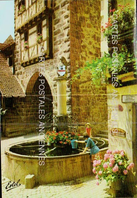 Cartes postales anciennes > CARTES POSTALES > carte postale ancienne > cartes-postales-ancienne.com Haut rhin 68 Riquewihr