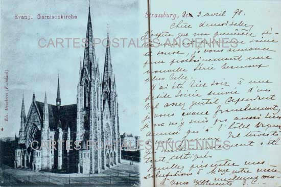 Cartes postales anciennes > CARTES POSTALES > carte postale ancienne > cartes-postales-ancienne.com Bas rhin 67 Strasbourg