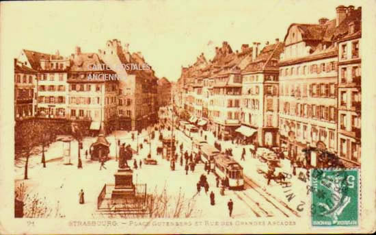 Cartes postales anciennes > CARTES POSTALES > carte postale ancienne > cartes-postales-ancienne.com Bas rhin 67 Strasbourg